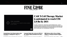 What Fineglobe.news website looked like in 2021 (2 years ago)