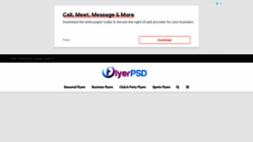 What Flyerpsd.com website looked like in 2021 (2 years ago)