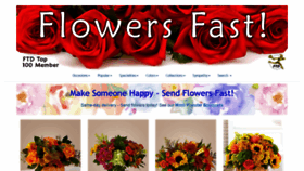 What Flowersfast.com website looked like in 2021 (2 years ago)