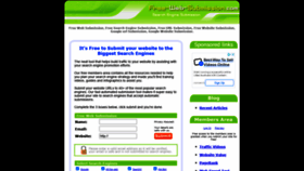 What Free-web-submission.co.uk website looked like in 2021 (2 years ago)