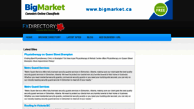 What Fxdirectory.ca website looked like in 2021 (2 years ago)