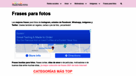 What Frasesparafotos.top website looked like in 2021 (2 years ago)