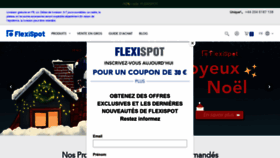 What Flexispot.fr website looked like in 2021 (2 years ago)