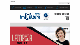 What Fmcultura.com.br website looked like in 2021 (2 years ago)