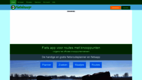 What Fietsknoop.nl website looked like in 2021 (2 years ago)