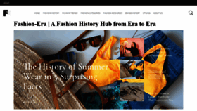 What Fashion-era.com website looked like in 2021 (2 years ago)