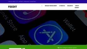 What Feedit.cz website looked like in 2021 (4 years ago)