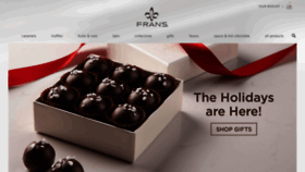 What Franschocolates.com website looked like in 2021 (2 years ago)