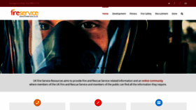 What Fireservice.co.uk website looked like in 2021 (2 years ago)