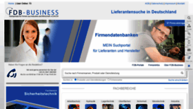 What Firmendatenbanken.de website looked like in 2021 (2 years ago)
