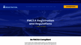 What Fmcsaregistration.com website looked like in 2021 (2 years ago)