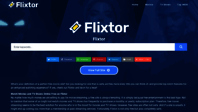 What Flixtor.gg website looked like in 2021 (2 years ago)