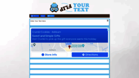 What Flipyourtext.com website looked like in 2021 (2 years ago)