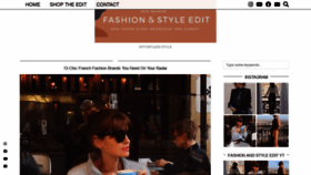 What Fashionandstyleedit.com website looked like in 2021 (2 years ago)