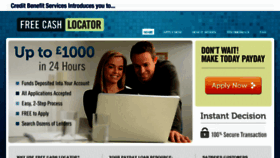 What Freecashlocator.co.uk website looked like in 2011 (13 years ago)
