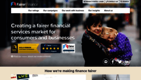 What Fairerfinance.com website looked like in 2021 (2 years ago)