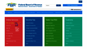 What Fbr.gov.pk website looked like in 2021 (2 years ago)