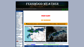 What Fernwoodweather.com website looked like in 2021 (2 years ago)