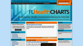 What Flhealthcharts.gov website looked like in 2021 (2 years ago)