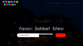 What Favorisohbet.com website looked like in 2021 (2 years ago)