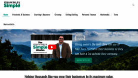 What Financiallysimple.com website looked like in 2021 (2 years ago)
