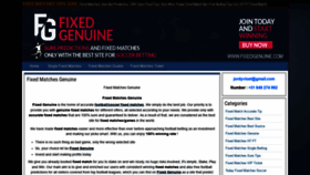 What Fixedgenuine.com website looked like in 2021 (2 years ago)