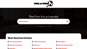 What Findatwiki.com website looked like in 2021 (2 years ago)