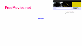 What Freemovies.net website looked like in 2011 (13 years ago)