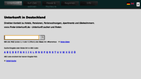 What Finde-unterkunft.de website looked like in 2021 (2 years ago)