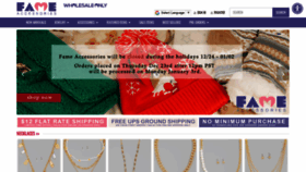 What Fameaccessories.com website looked like in 2022 (3 years ago)