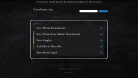 What Freealbums.org website looked like in 2022 (2 years ago)