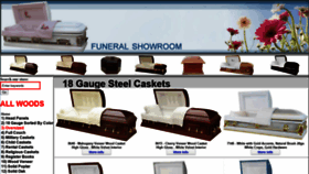 What Funeralshowroom.com website looked like in 2022 (2 years ago)