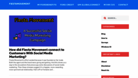 What Fiestamovement.com website looked like in 2022 (2 years ago)