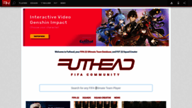 What Futhead.com website looked like in 2022 (2 years ago)