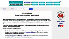 What First-school.ws website looked like in 2022 (2 years ago)