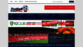What Footballgroundmap.com website looked like in 2022 (2 years ago)