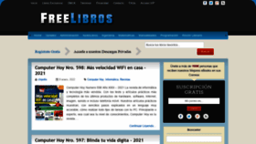 What Freelibros.com website looked like in 2022 (2 years ago)