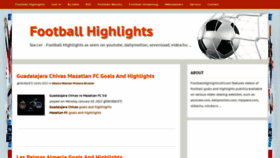 What Footballhighlights247.com website looked like in 2022 (2 years ago)