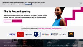 What Futurelearn.com website looked like in 2022 (2 years ago)