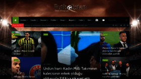 What Futbolistan.net website looked like in 2022 (2 years ago)