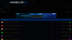 What Forum.hashkiller.io website looked like in 2022 (2 years ago)