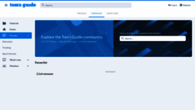 What Forums.tomsguide.com website looked like in 2022 (2 years ago)
