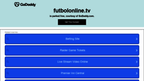 What Futbolonline.tv website looked like in 2022 (2 years ago)