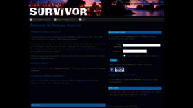What Fantasysurvivor.net website looked like in 2022 (2 years ago)