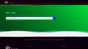 What Fpl.team website looked like in 2022 (2 years ago)