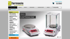 What Farmacis.pl website looked like in 2022 (4 years ago)