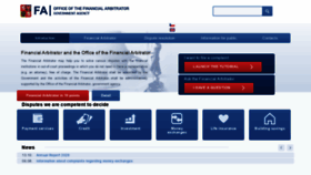 What Finarbitr.cz website looked like in 2022 (2 years ago)