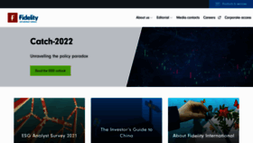 What Fidelityinternational.com website looked like in 2022 (2 years ago)