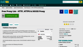 What Free-proxy-list-http-https-socks-proxy.soft112.com website looked like in 2022 (2 years ago)