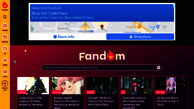 What Fandom.com website looked like in 2022 (2 years ago)